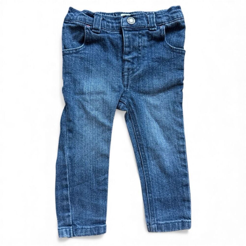 Baby Girls Carters Stonewash Skinny Denim Jeans - Sz 12 mo